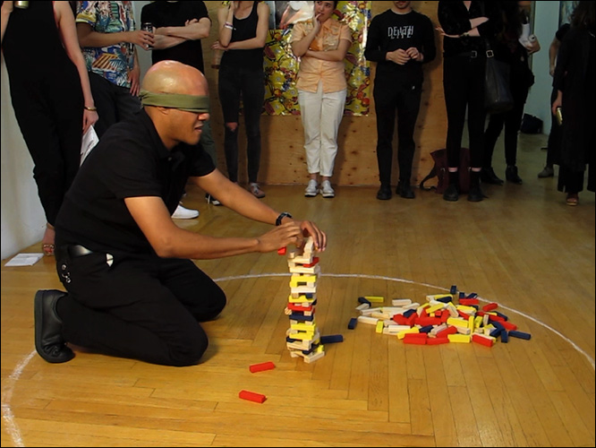 Babel (Or: Building a Jenga Tower While Blind)